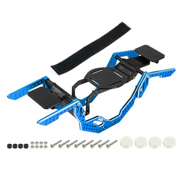Aluminum Carbon LCG Chassis Kit (BLUE) - AXIAL AX24 