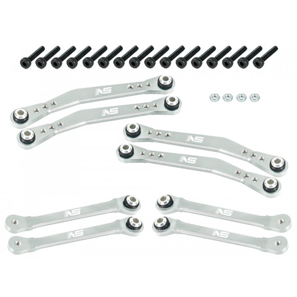 CNC 7075 Aluminum Clearance Links Set - FMS FCX24