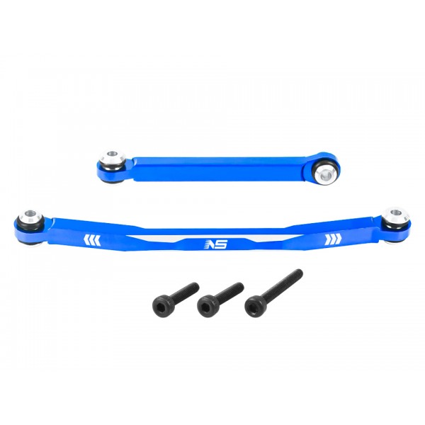 CNC 7075 Aluminum Steering Links Set (BLUE) - FMS FCX24