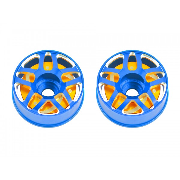Aluminum Front Wheel Rim Offset 1.5mm (BLUE) - Kyosho Mini-Z MR03