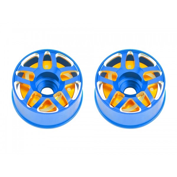 Aluminum Rear Wheel Rim Offset 1.5mm (BLUE) - Kyosho Mini-Z MR03