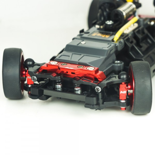 CNC Aluminum Steering Knuckle Set (RED) - Kyosho Mini-Z MR04