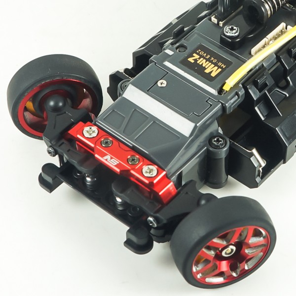CNC Aluminum Front Upper Arm Mount (Camber 0,-1,-2)(RED) - Kyosho Mini-Z MR04 EVO 2