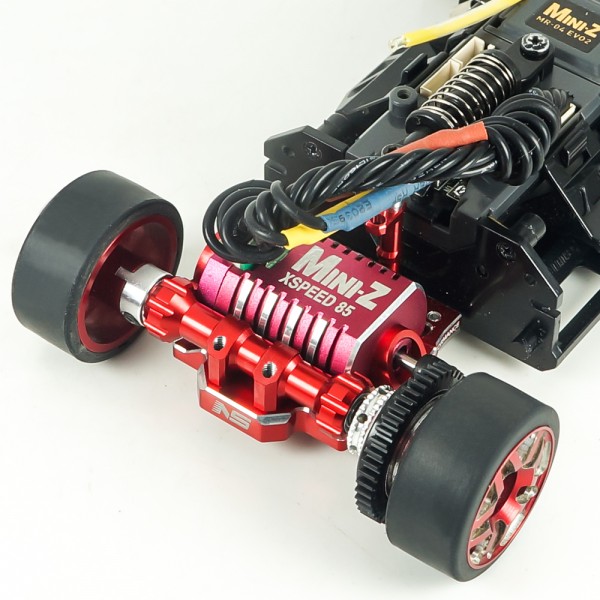 98-102mm Square Motor Mount (RED) - Kyosho Mini-Z MR04
