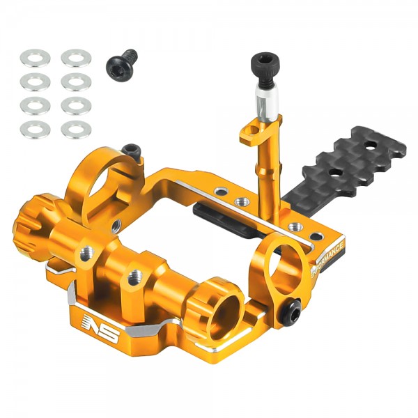 98-102mm Square Motor Mount (GOLD) - Kyosho Mini-Z MR04