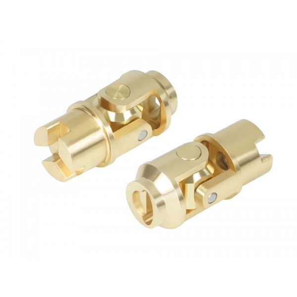 Precision CNC Brass Front Universal Joint Set - Kyosho Mini-Z 4x4