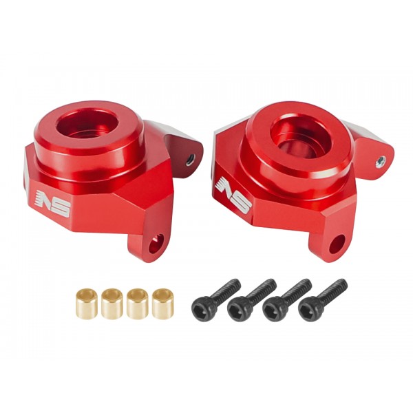 Aluminum Steering Knuckles (RED) - AXIAL SCX24