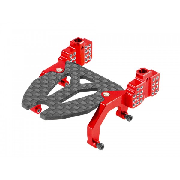 Aluminum/Carbon Receiver Mount (RED) - AXIAL SCX24