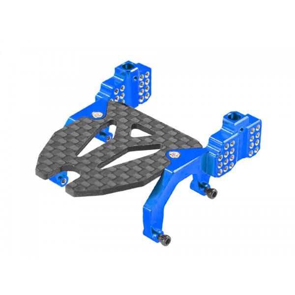 Aluminum/Carbon Receiver Mount (BLUE) - AXIAL SCX24